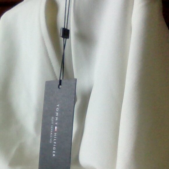 Brand New TOMMY HILFIGER Suit Separates Ivory Dress Pants - Picture 6 of 9